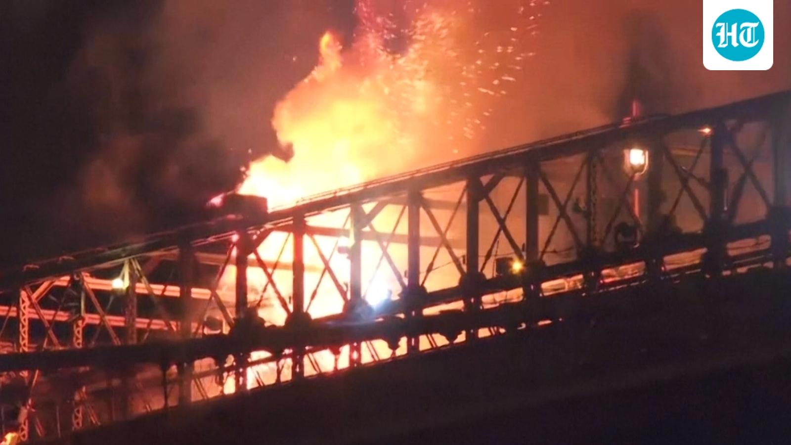 Brooklyn Bridge fire: What is the bridge made of? 'Unusual incident' during July 4 fireworks raises questions