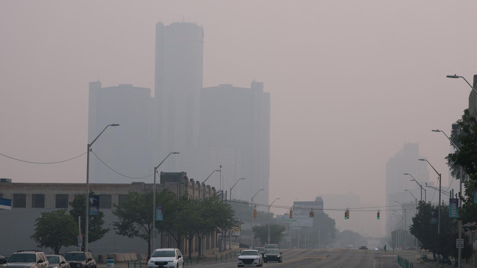 US air quality map: Alert issued for Philadelphia, Pittsburgh after Canadian, Minnesota wildfires: Code Purple activated