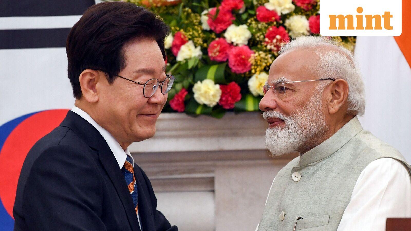 India–South Korea sign 15 pacts to boost trade, AI cooperation, more: Prez Lee says aim is to ‘double bilateral trade’