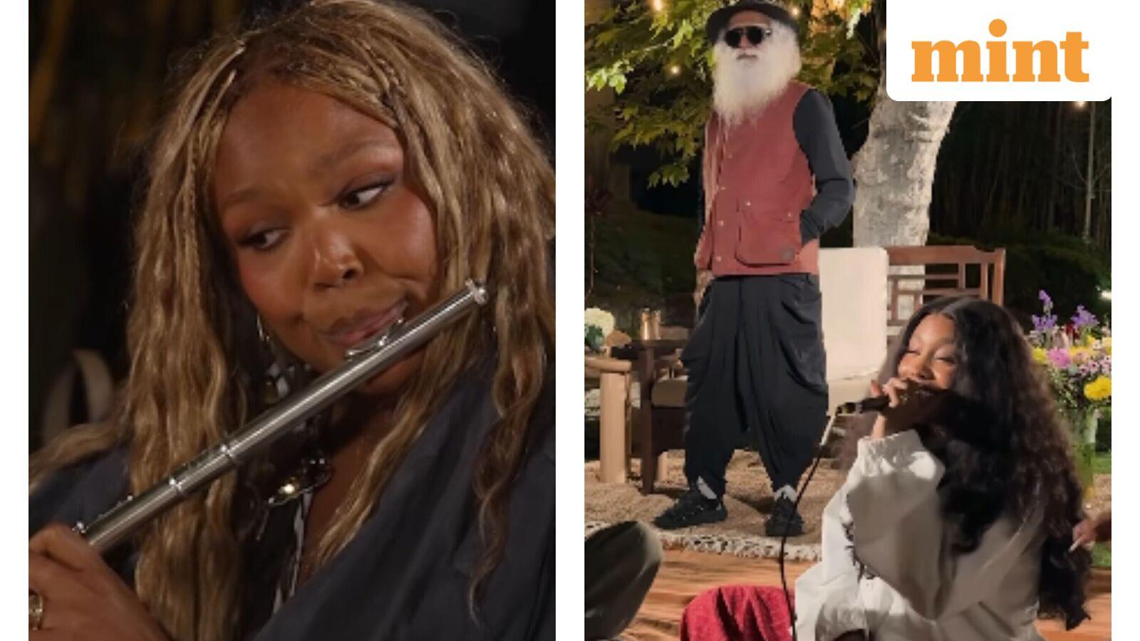 Lizzo hosts Sadhguru in Los Angeles, jam session with SZA goes viral. Internet calls it ‘so magical’ | Watch