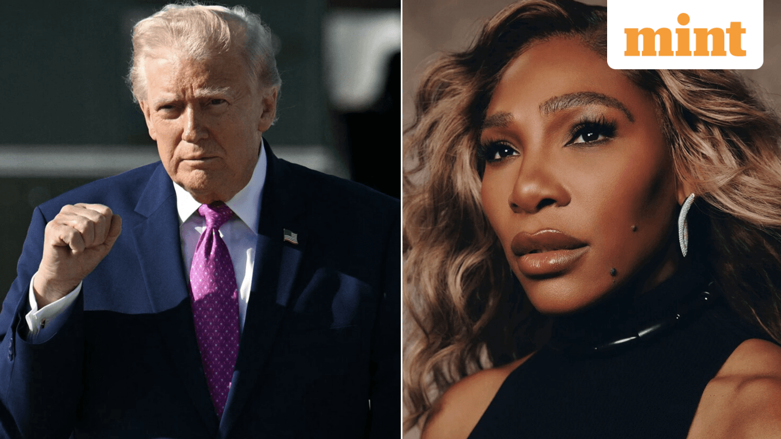 Trump reposts old video volleying with Serena Williams in a suit — Netizens say ‘average person would be…’