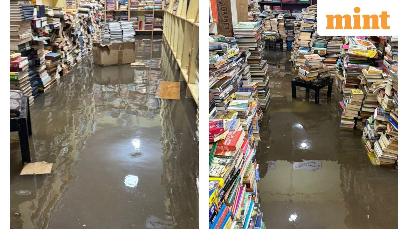 Bengaluru rains flood iconic bookstore ‘The Bookworm’, thousands of books destroyed; community rallies to help