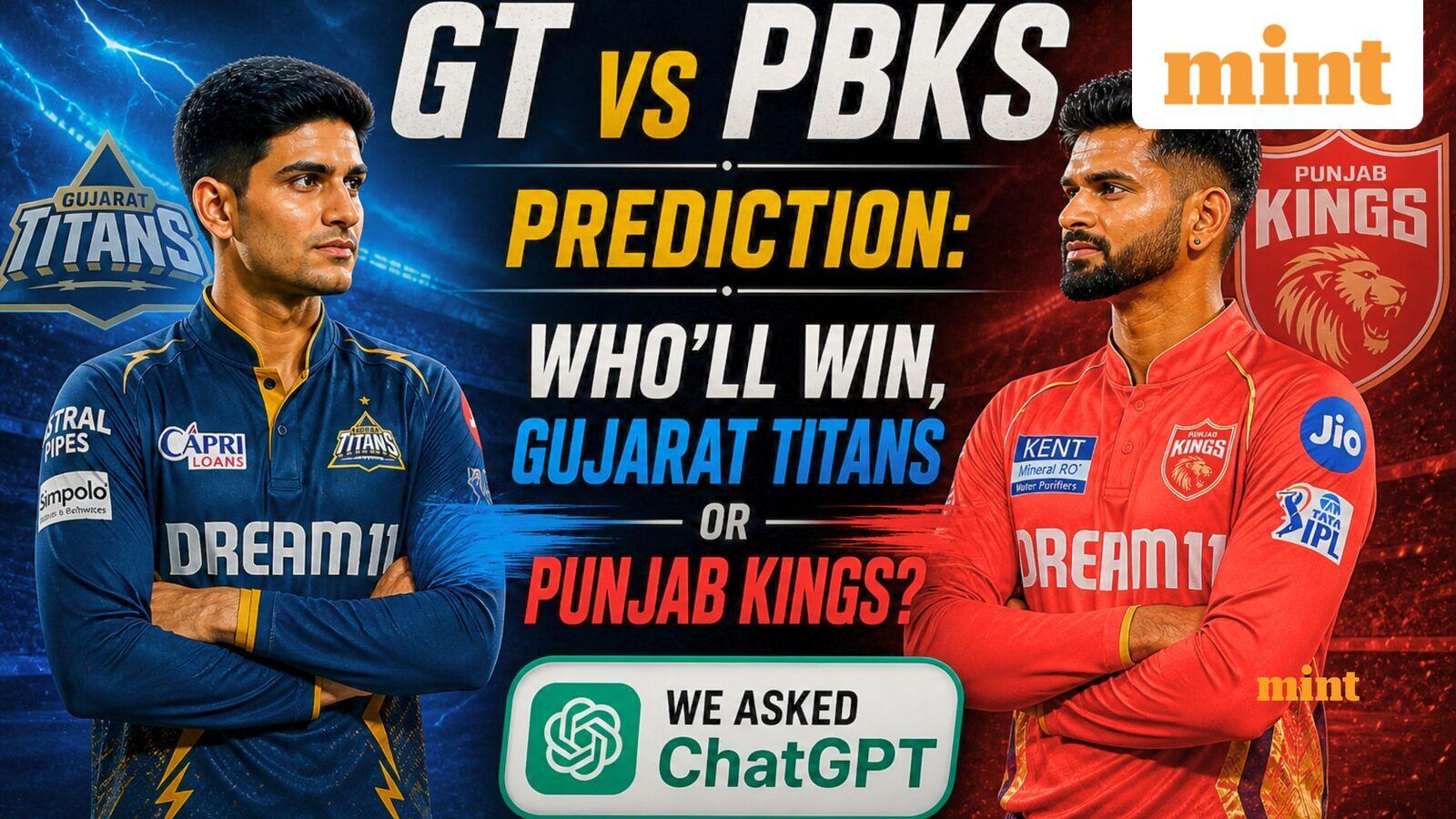 GT vs PBKS prediction: Who’ll win, Gujarat Titans or Punjab Kings? We asked ChatGPT