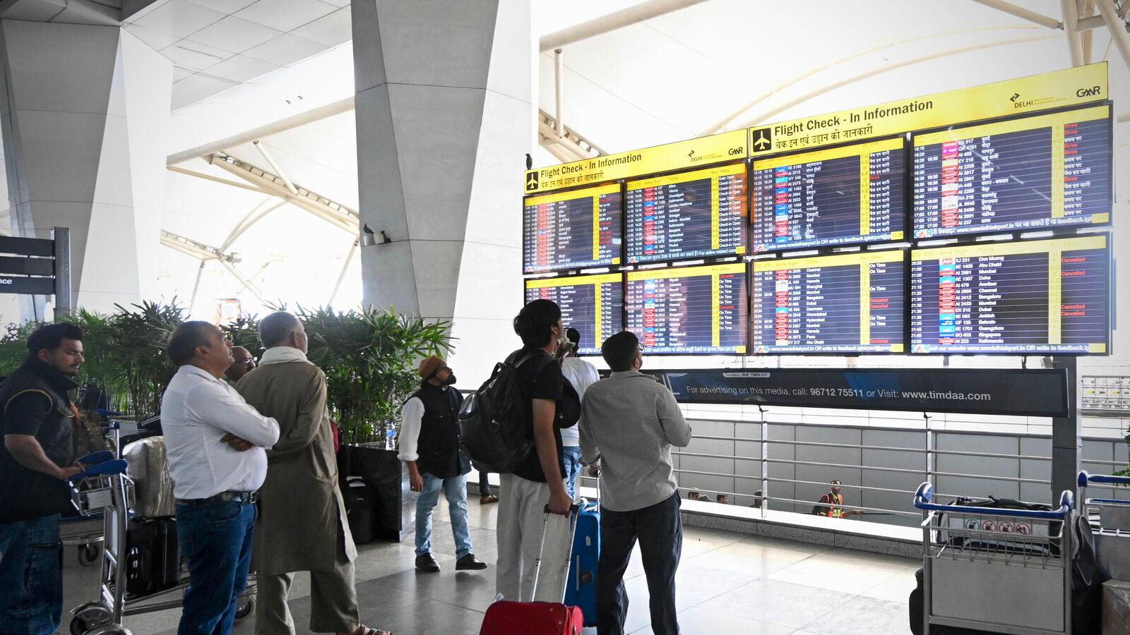 Abu Dhabi-bound flight grounded at Chennai airport after fire reported on wing
