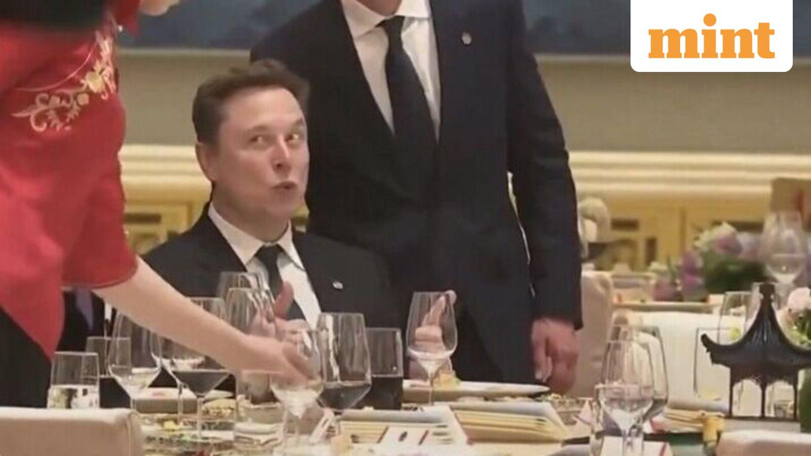 Viral video: Musk turns ‘formal banquet into comedy show,’ thrills internet with 360° spinner shot in China