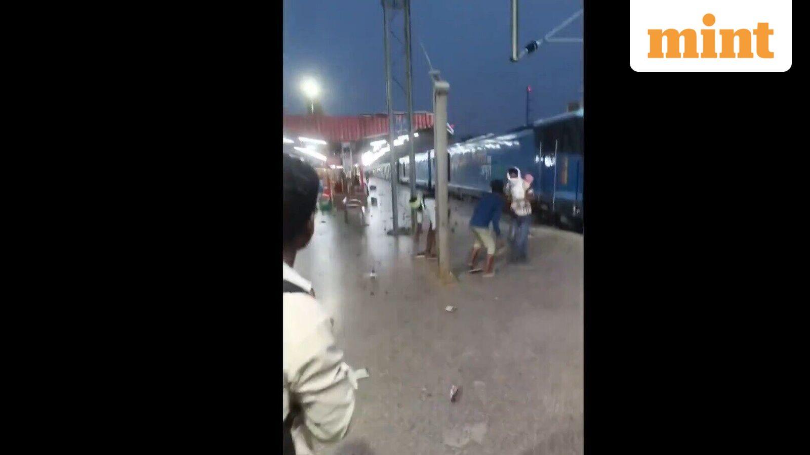 Bihar: Train services on Patna outskirts disrupted after youth mob gathered on tracks, police resort to lathi-charge