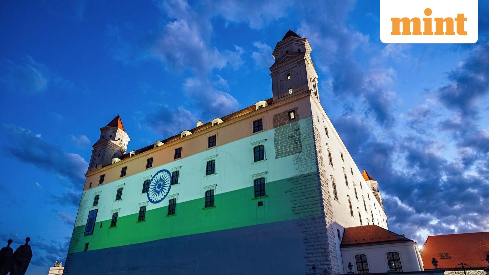 PM Modi's Slovakia visit: Bratislava Castle lit up in Indian tricolour, a ‘Banaras connect’ and yoga demonstration