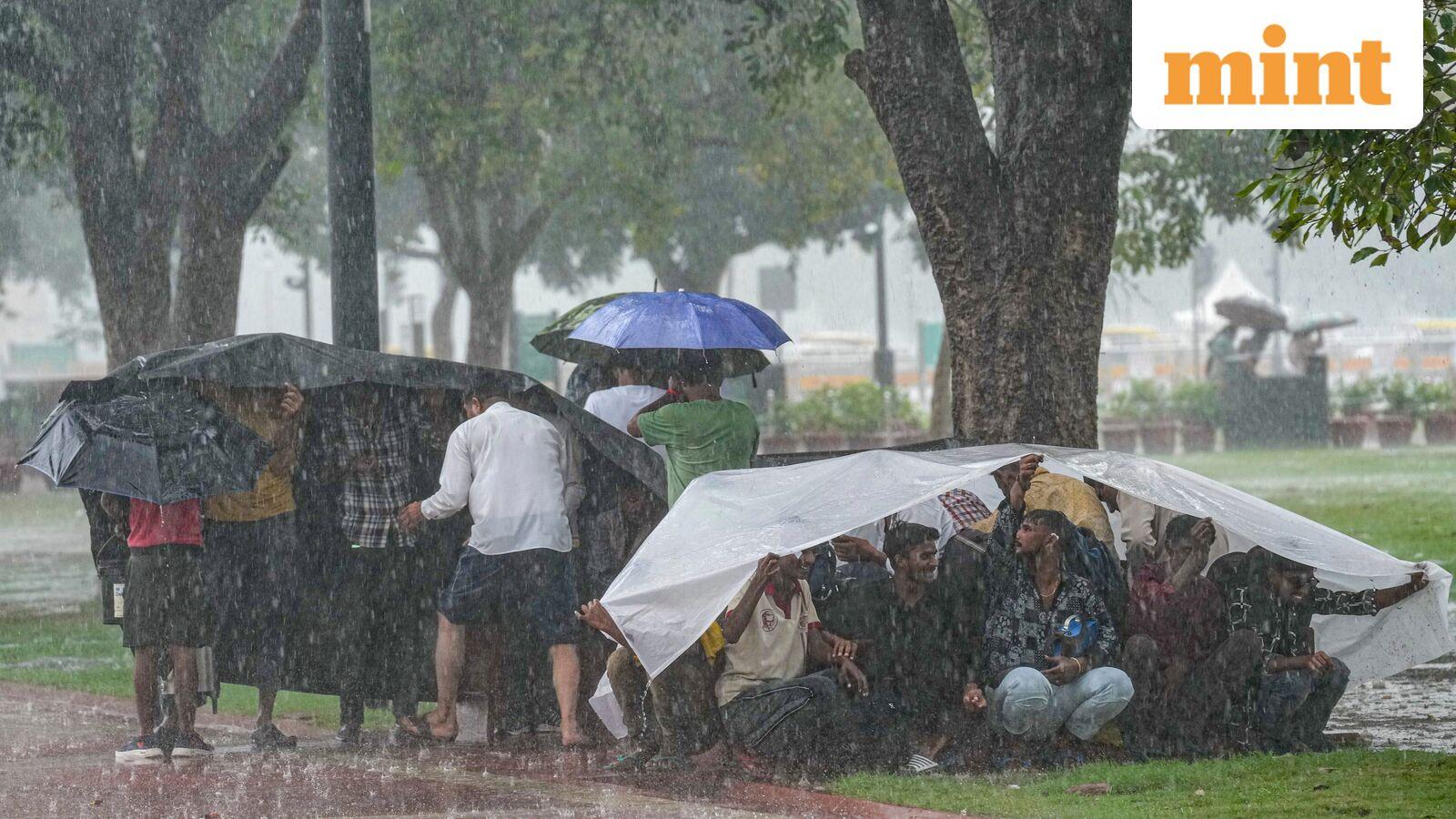 Delhi monsoon update: IMD predicts moderate to heavy rainfall with thunderstorms; Delhiites to get relief from heat