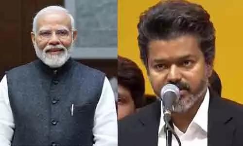 విజయ్కు ప్రధాని మోడీ అభినందనలు.. కేంద్ర సహకారంపై పూర్తి భరోసా